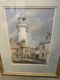 Southwold' (Sole Bay Inn) by Bruce Hepburn, 1990, ink and watercolour, sold Mar 2023