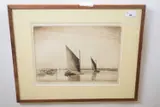 Barton - Norfolk by Charles Mayes Wigg, etching, sold Mar 2023