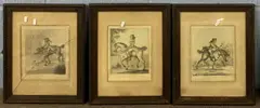 A trio of stipple engravings by Henry Bunbury, print (other), sold Mar 2023