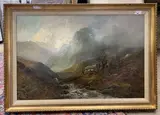 Brig O'Teith by Francis E. Jamieson, oil, sold Mar 2023