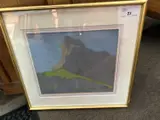 Pointe de Sel by Madeleine Slade, Pastel Society label on verso, sold Mar 2023