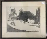 Convalescence in England 1917 by Claude Allen Shepperson, lithograph, sold Mar 2023