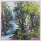 Summer Woodland Stroll by Joanna Commings, Acrylic on canvas, offered Mar 2023