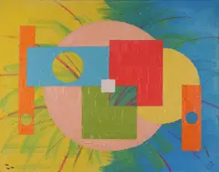 White Rum by Terry Wallwork, Mixed media on canvas, offered Mar 2023