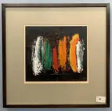 Composition II by Michael Boycott-Brown, 1975, acrylic, sold Mar 2023