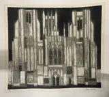 Limited edition coloured etching, numbered 24/50 by Valerie Thornton, etching, sold Mar 2023