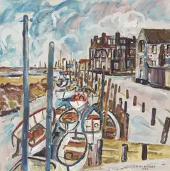 Blakeney by Brian Edwards, 2022, acrylic on canvas, sold Mar 2023