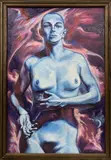 Wounded Woman by Guy D. Burch, 1994, oil on canvas, offered Mar 2023