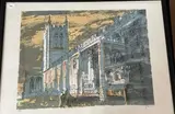 Long Milford Church, limited edition colour lithograph, 213/275 by John Piper, lithograph, offered Mar 2023