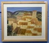 oil on card by Peter Campbell, oil on card, offered Feb 2023