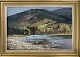 Duchess Pool by Shirley Carnt, oil on canvas, sold Feb 2023