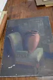 Still life by Vera K.Spencer A.R.C.A., oil on canvas, sold Feb 2023