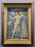 Nude study by Mikola Apijok, oil on canvas, sold Feb 2023