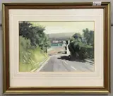 Approach to Dale, Pembrokeshire by David Gilchrist, watercolour, offered Feb 2023