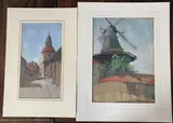 Norway by Hilda May Gordon, watercolour and gouache, offered Feb 2023