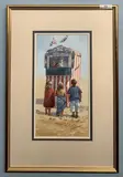 what happens next? by Mary Gundry, watercolour, sold Feb 2023
