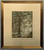After The Rain by Don Kinrade, pastel, sold Feb 2023