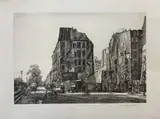 Quai de Conti, Paris by William Washington, engraving, sold Feb 2023