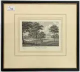 Wolterton in Norfolk the seat of Lord Walpole by Henry Repton, engraving, sold Feb 2023