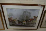 Buckinghamshire by Roy Clements, watercolour and ink, sold Jan 2023