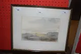 Norfolk Marshes by Jill Ilett, watercolour, sold Jan 2023