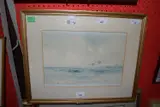 Untitled by Jack Cox, Watercolour on card, sold Jan 2023