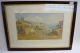 Port Messina by William J.Ferguson, watercolour, sold Jan 2023