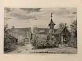 La maison de Theodore Rousseau by Marcel Jacque, 1967, etching, offered Jan 2023