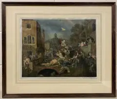 Coloured stipple engraving by Edward Jackson Stodart, engraving, sold Jan 2023