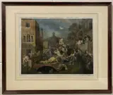 Coloured stipple engraving by Edward Jackson Stodart, engraving, sold Jan 2023