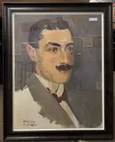 Portrait of a gentleman by Alfred Hugh Fisher, oil on canvas, sold Dec 2022