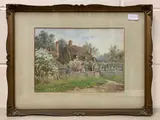 At Coates Sussex by Henry Ashbourne, watercolour, offered Dec 2022
