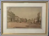 Angel Hill, Bury St.Edmunds by Louis Stanley Maurice Prince A.R.C.A., 1963, watercolour and pencil, offered Dec 2022