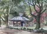 The Derwent Gardens, Matlock, Bath by Iain G. Mackay, 1985, watercolour, offered Dec 2022