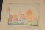 Landscape in Winter and another in Autumn, two watercolours by Graham Noble Norwell, watercolor, offered Feb 2025