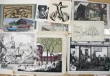 coll'n of original artwork, woodcuts etc. (Q). by Kathleen White, print (other), sold Feb 2025