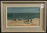 British by Hermione Hammond, oil on board, sold Jan 2025