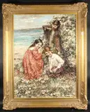 Scottish by Edward Atkinson Hornel, Oil on canvas, offered Jan 2025