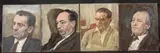 Head and shoulders by George Weissbort, Oil on board, sold Jan 2025