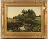 French by Francois Emile Michel, oil on canvas, sold Dec 2024