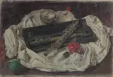 Still Life by George Weissbort, oil, sold Dec 2024
