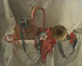 Still Life by George Weissbort, oil, sold Dec 2024
