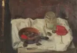 Still Life by George Weissbort, oil, sold Dec 2024