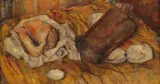 Still Life by George Weissbort, 1958, oil, sold Dec 2024