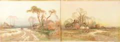 Untitled by Ernest William Haslehust, watercolor, sold Dec 2024