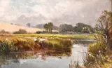 Untitled by John Talbot Adams, oil on board, sold Nov 2024