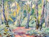 In the Forest by Charles Genge, oil on canvas, sold Nov 2024