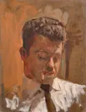 Untitled by George Weissbort, oil, sold Nov 2024