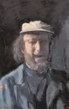 SIX VARIOUS SELF PORTRAITS head and shoulders by George Weissbort, oil, sold Nov 2024