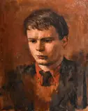 Board by George Weissbort, oil, sold Nov 2024